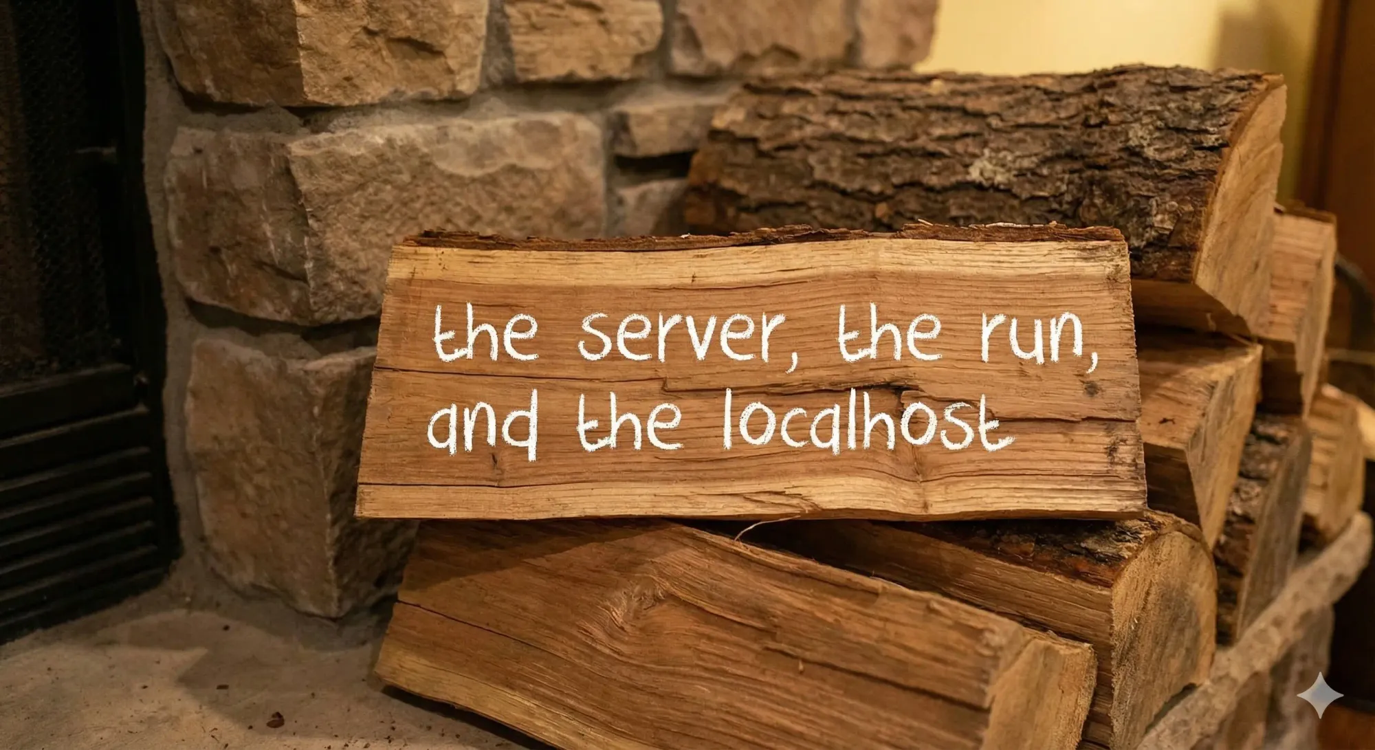 the server, the run, and the localhost